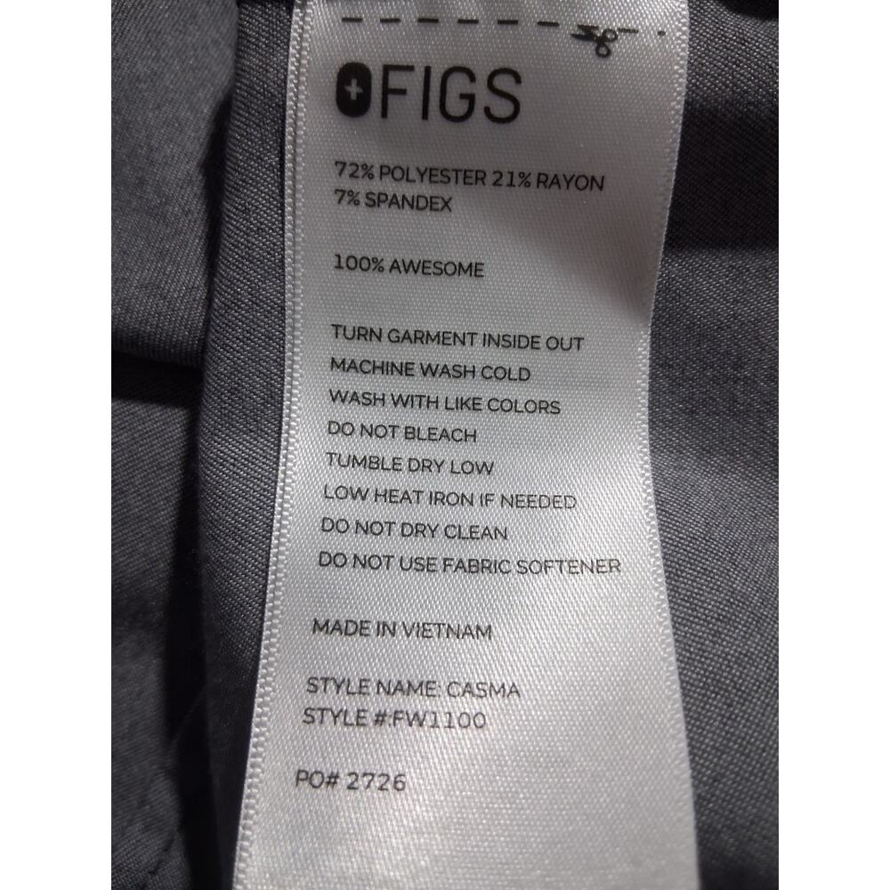 Figs Casma Three Pocket Scrub Top Women’s Medium Medical Career Nurse Hospital - Picture 7 of 13